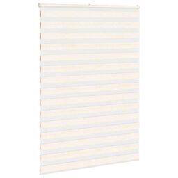 Berkfield Home Zebra Blind Marble Beige 160x230 cm Fabric Width 155.9 cm Polyester - thumbnail 3