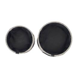 JVL Kenzi Round Storage Baskets- Set of 2 - thumbnail 4