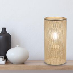 First Choice Lighting Set of 2 Troy - Gold Table Lamps - thumbnail 4