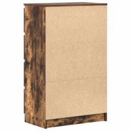Berkfield Home Sideboard Smoked Oak 60x35x98.5 cm Engineered Wood in Brown - thumbnail 8