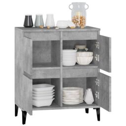 Berkfield Home Sideboard Concrete Grey 60x35x70 cm Engineered Wood - Size: 60 x 35 x 70 cm - thumbnail 5