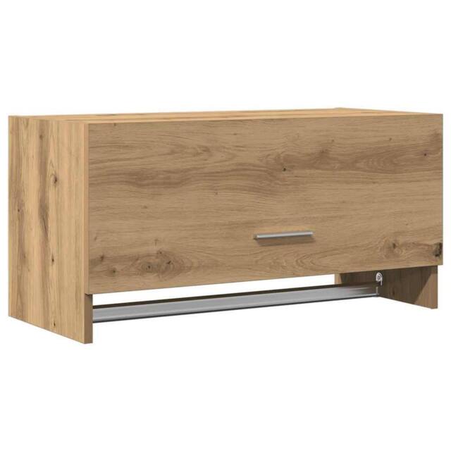 Berkfield Home Wardrobe Artisan Oak 70x32.5x35 cm Engineered Wood in Brown - image 1