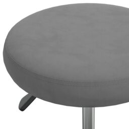 Berkfield Home Office Swivel Chair Dark Grey Velvet - thumbnail 5