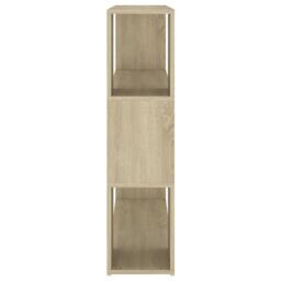 Berkfield Home Book Cabinet Room Divider Sonoma Oak 100x24x94 cm in Brown - Size: 100 x 24 x 94 cm - thumbnail 6
