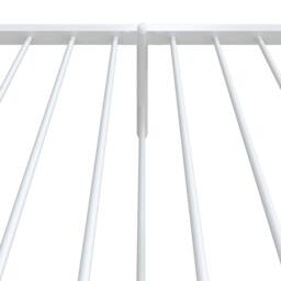 Berkfield Home Metal Bed Frame with Headboard & Footboard White 80x200 cm - thumbnail 8