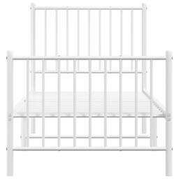 Berkfield Home Metal Bed Frame with Headboard & Footboard White 80x200 cm - thumbnail 5