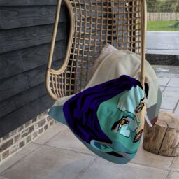 Benjamin Tate Design thoughtful boy Designer Blanket in Natural - Size: 120 cm x 150 cm - thumbnail 3
