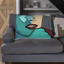 Benjamin Tate Design thoughtful boy Designer Blanket in Natural - Size: 120 cm x 150 cm - thumbnail 2