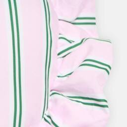 OHS Stripe Frill Heart Shaped Scatter Cushion Throw Pillow in Baby Pink - thumbnail 6