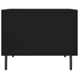 Berkfield Home Coffee Tables 2 pcs Black 50x50x40 cm Engineered Wood - Size: 50 x 50 x 40 cm - thumbnail 8