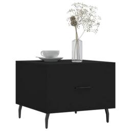 Berkfield Home Coffee Tables 2 pcs Black 50x50x40 cm Engineered Wood - Size: 50 x 50 x 40 cm - thumbnail 3