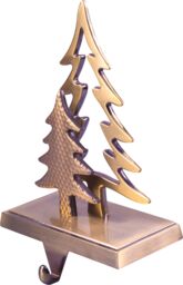 Netagon Set of 2 Christmas Stocking Holders in Gold - thumbnail 7