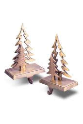 Netagon Set of 2 Christmas Stocking Holders in Gold - thumbnail 5