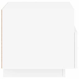 Berkfield Home Decorative Bedside Cabinets with LED Lights 2 pcs White 40x39x37 cm - Size: 40 x 39 x 37 cm - thumbnail 9