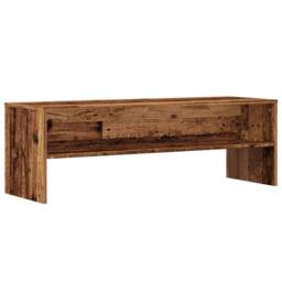 Berkfield Home TV Cabinet Old Wood 120x40x40 cm Engineered Wood in Brown - Size: 120 x 40 x 40 cm - thumbnail 3