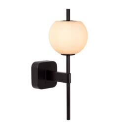 Netlighting Elda Wall light Bathroom 1xG9 IP44 Black - thumbnail 1
