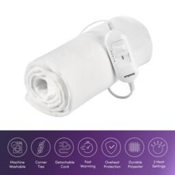 Emperial Electric Blanket King Size in White - Size: 137 cm x 165 cm - thumbnail 3