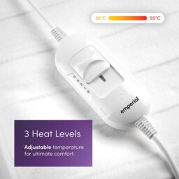 Emperial Electric Blanket King Size in White - Size: 137 cm x 165 cm - thumbnail 4