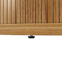 BTM Extendable Dining Table, Oval Dining Table, Walnut Black in Brown - thumbnail 9
