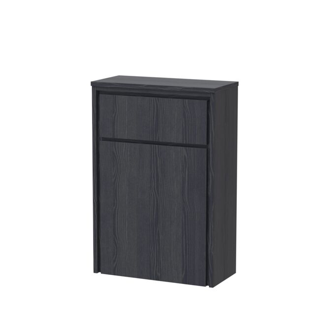 Balterley Floor Standing WC Unit - 818 x 555 x 260mm - Graphite Grey Woodgrain - image 1