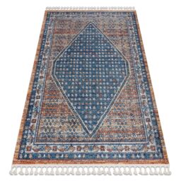 RugsX Belle Rug in Blue - Size: 120 cm x 170 cm - thumbnail 1