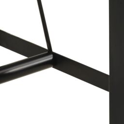 Berkfield Home Bar Table 55x55x107 cm Solid Wood Acacia & Iron in Brown - Size: 55 x 55 x 107 cm - thumbnail 6