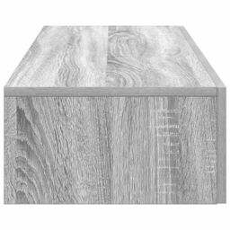 Berkfield Home Wall Shelf with Drawers Grey Sonoma 100x36x19 cm Engineered Wood - Size: 100 x 36 x 19 cm - thumbnail 5