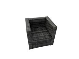 Fimous 9 Seater Rattan Corner Sofa Sets with 2 Chairs Big Stool in Dark Grey - thumbnail 6