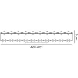 Netlighting Galaxy Horizontal Wall Lamp 3W LED 6000K Polished ChromeCrystal in Grey - thumbnail 6