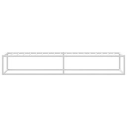 Berkfield Home Bed Frame without Mattress White 90x200 cm Metal - thumbnail 6