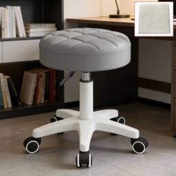 FORGEVIO Grey Salon Chair, Height‑Adjustable Lift for Beauty Salon - thumbnail 1