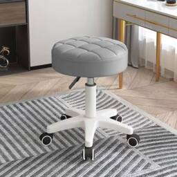FORGEVIO Grey Salon Chair, Height‑Adjustable Lift for Beauty Salon - thumbnail 4