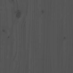 Berkfield Home Bed Headboard Grey 206x4x100 cm Solid Wood Pine - Size: 206 x 4 x 100 cm - thumbnail 5