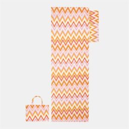 OHS Beach Towel Bag Microfiber Quick Dry Absorbent Soft Large Travel Bath in Burnt Orange - thumbnail 3