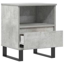 Berkfield Home Modern Bedside Cabinets 2 pcs Concrete Grey 40x35x50 cm Engineere - Size: 40 x 35 x 50 cm - thumbnail 6