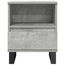 Berkfield Home Modern Bedside Cabinets 2 pcs Concrete Grey 40x35x50 cm Engineere - Size: 40 x 35 x 50 cm - thumbnail 5