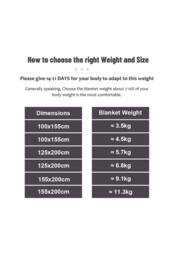 Living and Home 11Kg Ultra Soft Flannel Heavy Blanket in Grey - Size: 150 cm × 200 cm - thumbnail 6