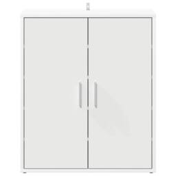 Berkfield Home Shoe Cabinet White 60x35x70 cm Engineered Wood - Size: 60 x 35 x 70 cm - thumbnail 5