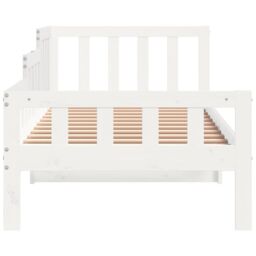 Berkfield Home Day Bed White 90x200 cm Solid Wood Pine - thumbnail 6