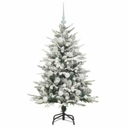 Berkfield Home Artificial Pre-lit Christmas Tree with Ball Set Green 120 cm - thumbnail 4