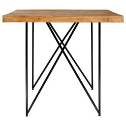 Berkfield Home Dining Table 180x90x76 cm Solid Acacia Wood in Brown - Size: 180 x 90 x 76 cm - thumbnail 3