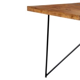 Berkfield Home Dining Table 180x90x76 cm Solid Acacia Wood in Brown - Size: 180 x 90 x 76 cm - thumbnail 5