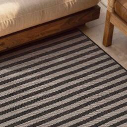 Ted Baker Indoor Outdoor Flatweave Linley Rug Striped in Black - Size: 160 cm x 230 cm - thumbnail 7