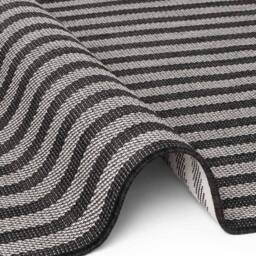 Ted Baker Indoor Outdoor Flatweave Linley Rug Striped in Black - Size: 160 cm x 230 cm - thumbnail 4