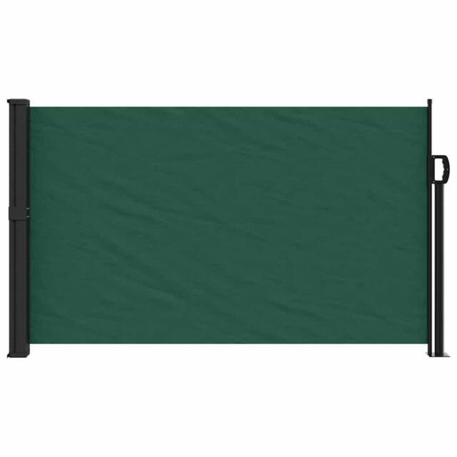 Berkfield Home Retractable Side Awning Dark Green 120x500 cm - image 1