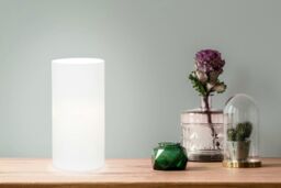 Eglo Geo Matte Glass Table Lamp in White - thumbnail 1