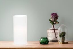 Eglo Geo Matte Glass Table Lamp in White - thumbnail 4
