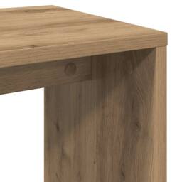 Berkfield Home Nesting Tables 3 pcs Artisan Oak Engineered Wood in Brown - thumbnail 8