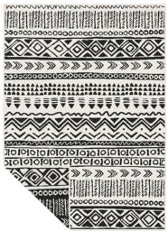 THE RUGS Reversible Outdoor Rugs in Aztec Design Duo Weave Collection in Blue - Size: 120 cm x 170 cm - thumbnail 3