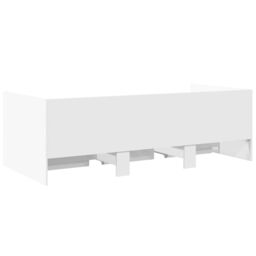 Berkfield Home Daybed with Drawers without Mattress White 100x200 cm - thumbnail 6